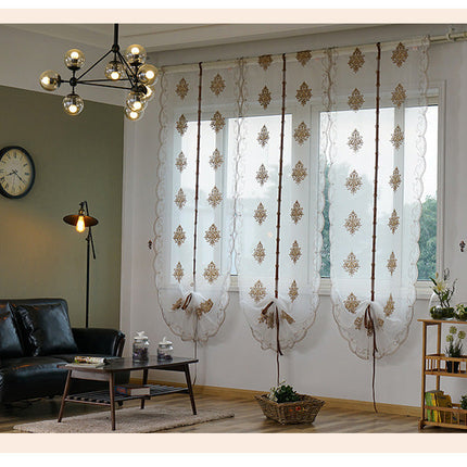 Visillo Plegable Bordado para Salón