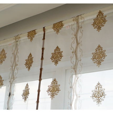 Visillo Plegable Bordado para Salón