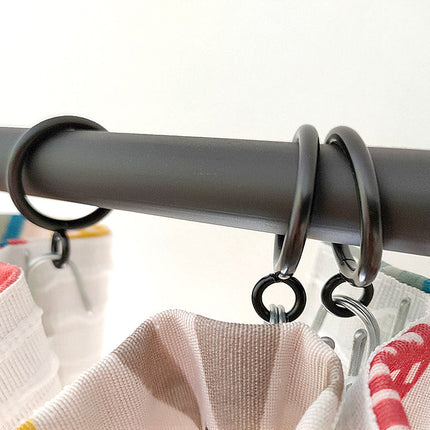 Anillas metálicas para colgar cortinas