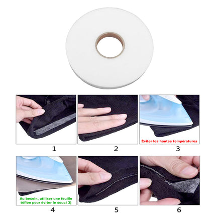 Cinta termoadhesiva para bajos de cortinas