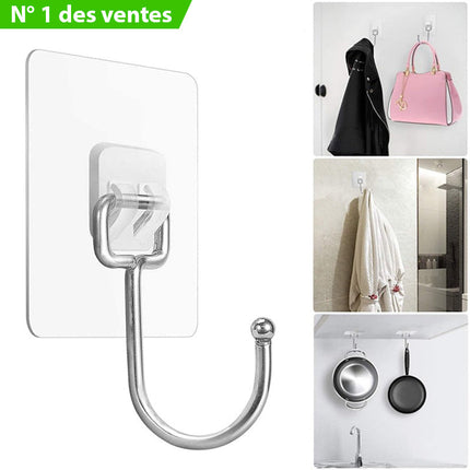Gancho de pared adhesivo multiusos