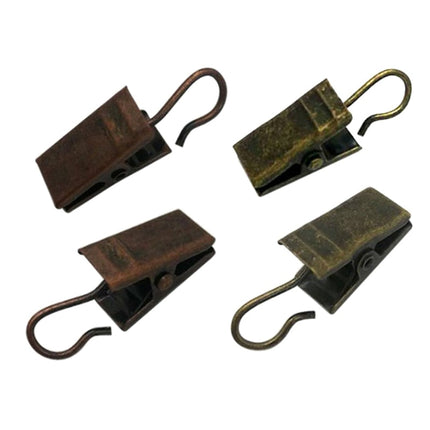 Ganchos con pinzas para colgar cortinas