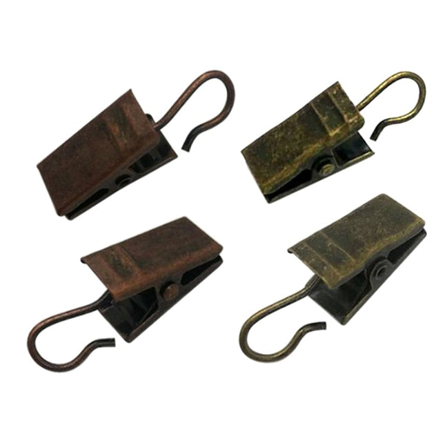 Ganchos con pinzas para colgar cortinas