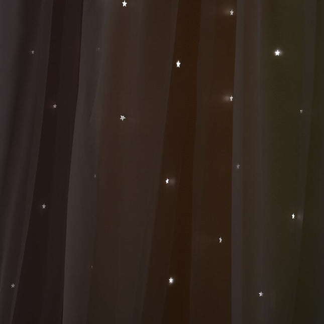 Visillo de exterior con pequeñas estrellas