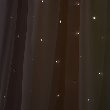 Visillo de exterior con pequeñas estrellas