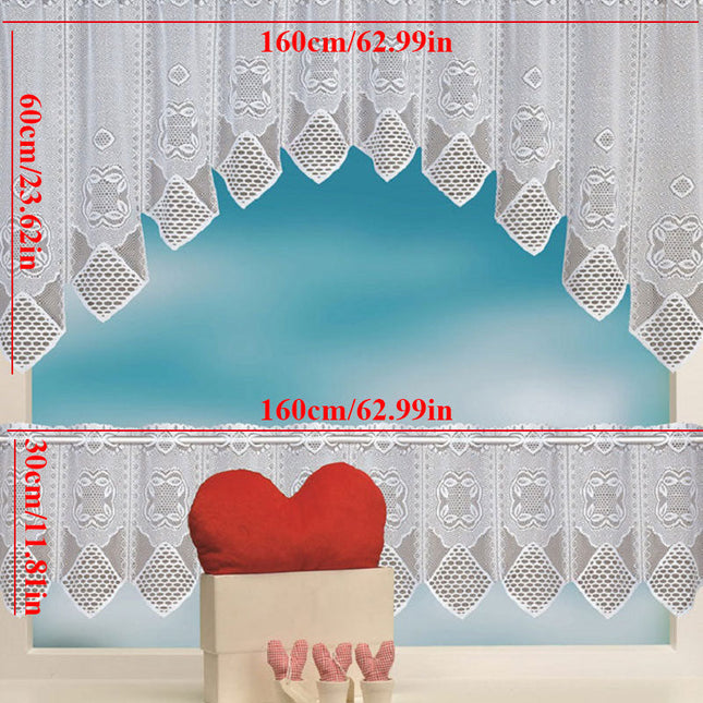 Visillo de cocina estilo café