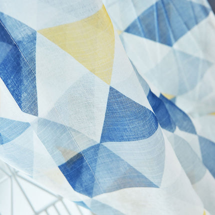 Visillo Moderno con Motivos Geométricos