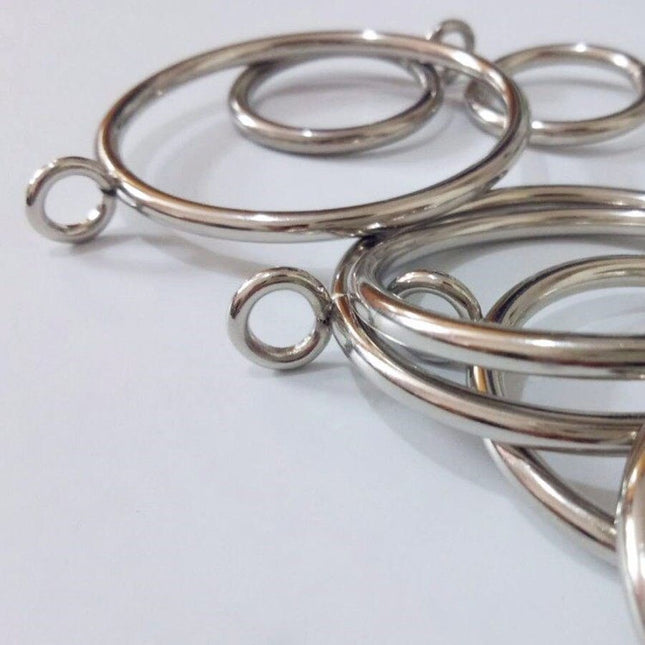 Anillas metálicas para barra de cortina