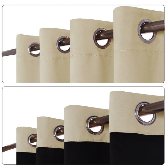 Cortina blackout total con forro