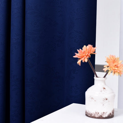 Cortina opaca de jacquard estilo clásico