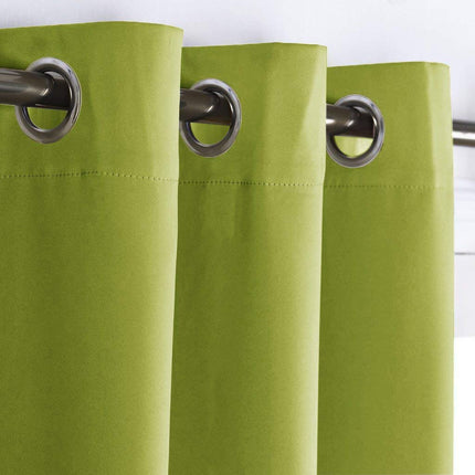 Cortina opaca para salón con ojales