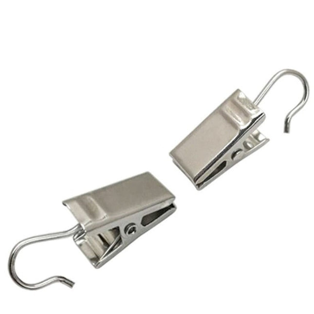 Ganchos con pinzas para colgar cortinas