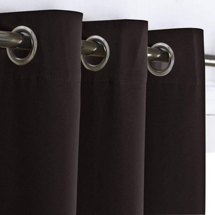 Cortina opaca bicolor para salón moderno