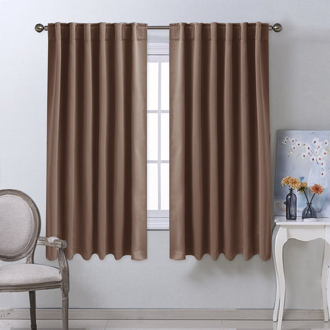Cortina opaca térmica para habitación