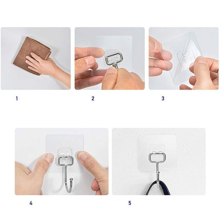 Gancho de pared adhesivo multiusos