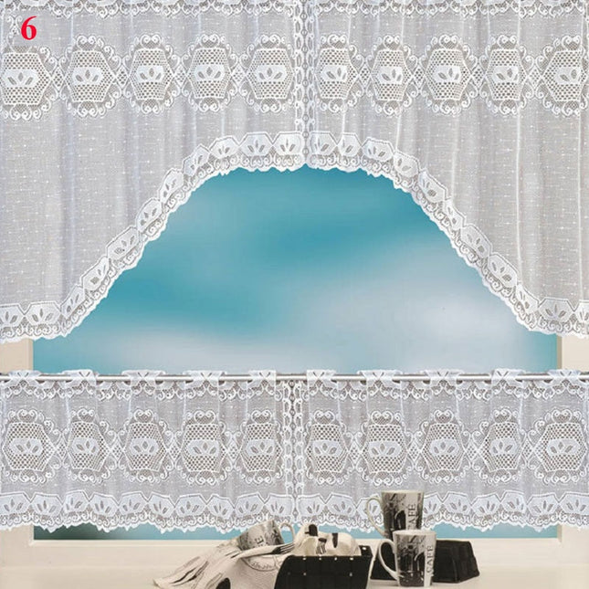 Visillo de cocina estilo café