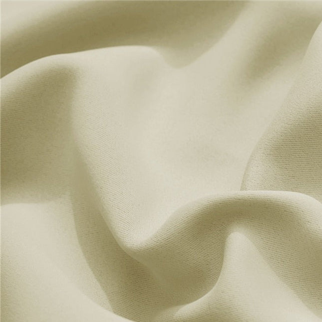 Cortina exterior opaca color crema