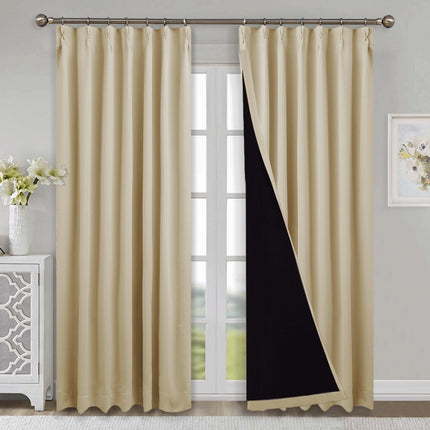 Cortina blackout total con forro