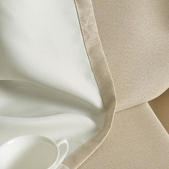 Cortina Opaca Aislante Térmica Color Marfil