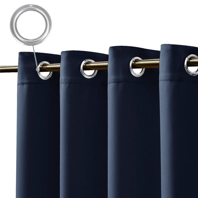 Cortina exterior azul oscuro para pérgola