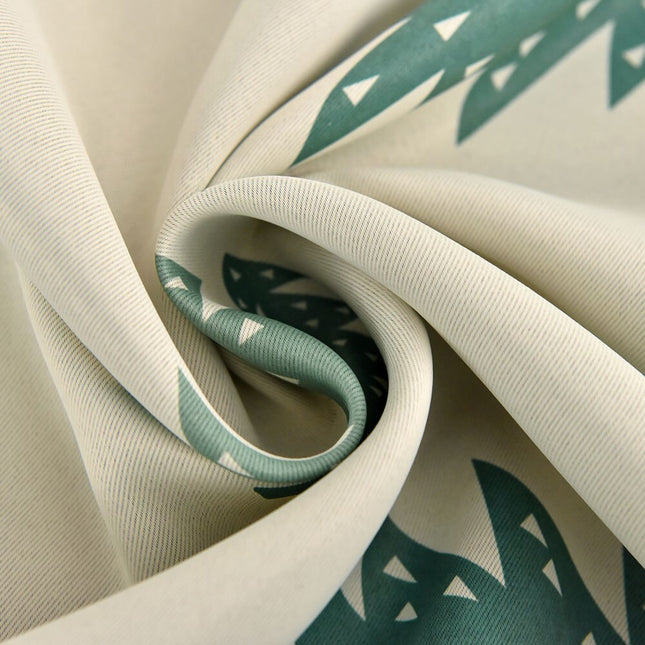 Cortina Opaca Infantil Estampado Bosque