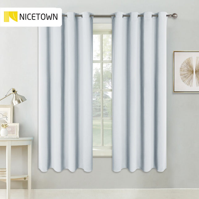 Cortina opaca aislante de luz