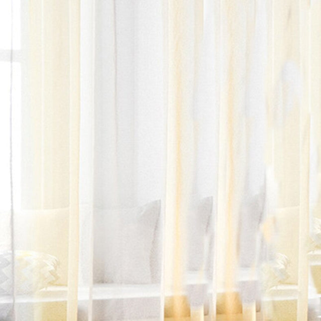 Visillo moderno de dos tonos combinados