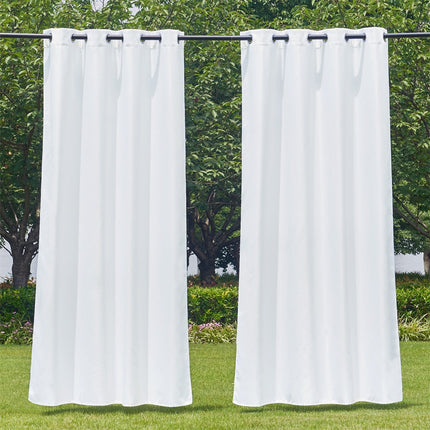 Cortina exterior impermeable para jardín