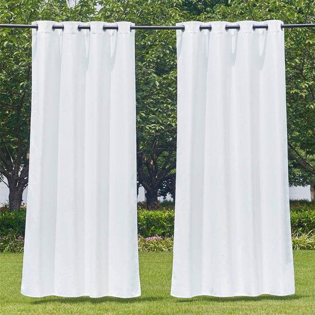 Cortina exterior impermeable para jardín