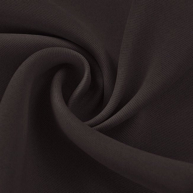 Cortina exterior opaca color chocolate