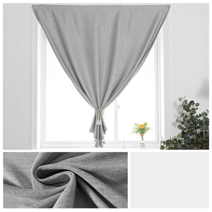 Cortina lisa para ventana con velcro