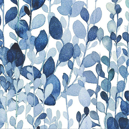 Cortina de exterior con estampado hojas