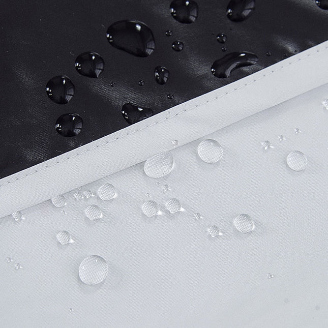 Cortina de exterior blanca para pérgola