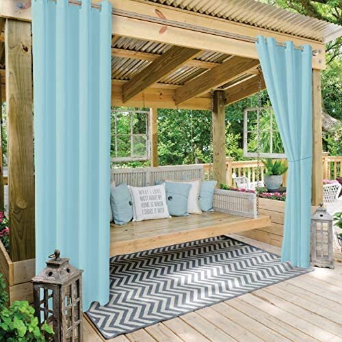 Cortina impermeable para pérgola exterior