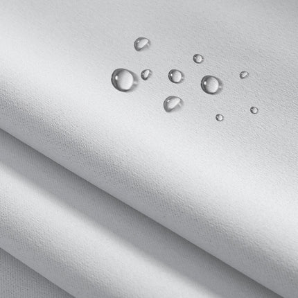 Cortina de exterior impermeable gris claro