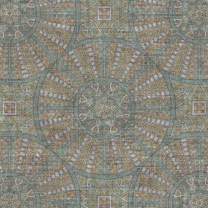 Cortina opaca con estampado mandala