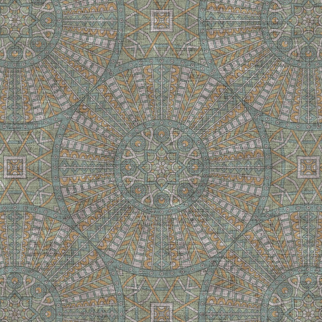 Cortina opaca con estampado mandala