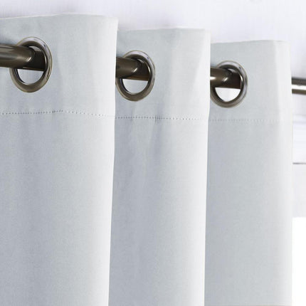 Cortina opaca para salón con ojales