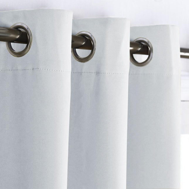 Cortina opaca para salón con ojales