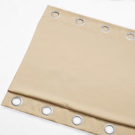 Cortina de pérgola impermeable color beige