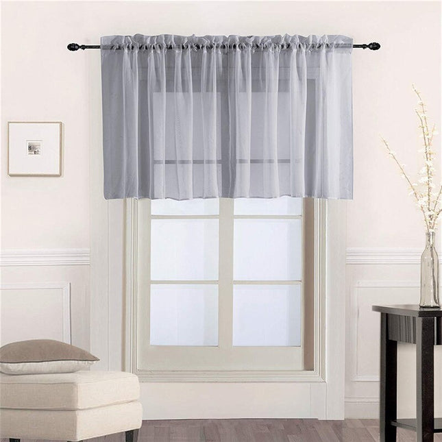 Visillo corto para ventana de cocina