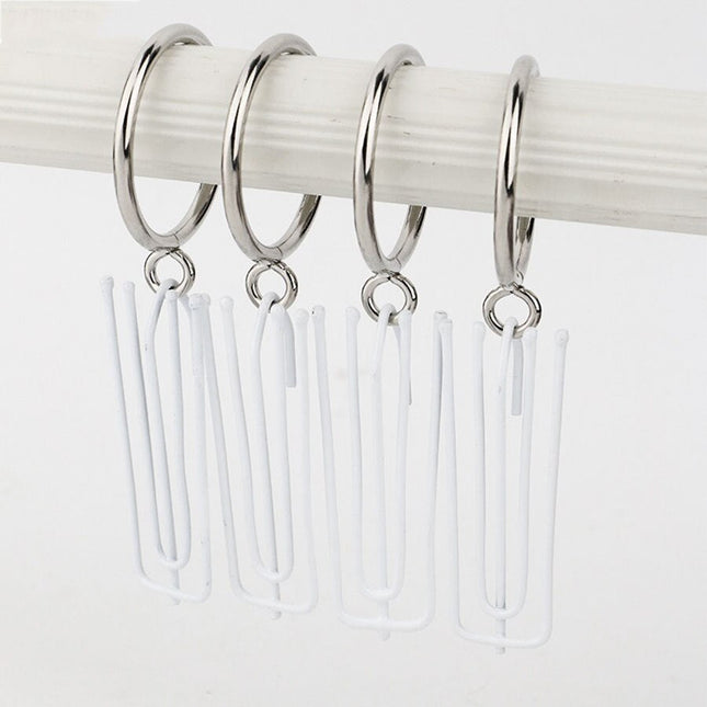 Anillas metálicas para barra de cortina