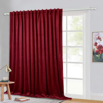 Cortina de terciopelo gris oscuro elegante