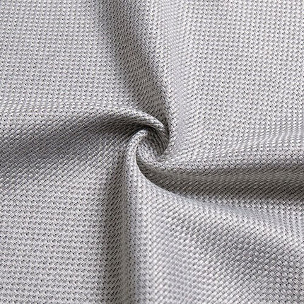 Cortina de salón texturizada color gris