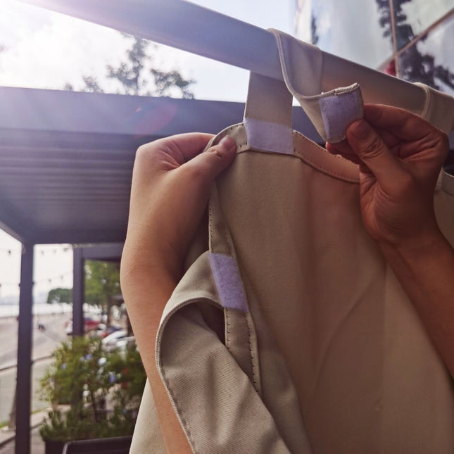 Cortina de exterior para terraza coral