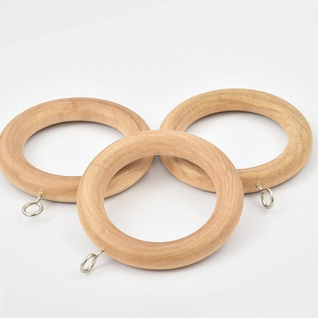 Barra de cortina imitación madera