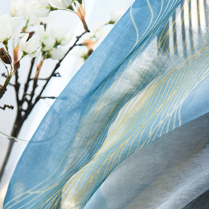 Visillo de salón con diseño abstracto