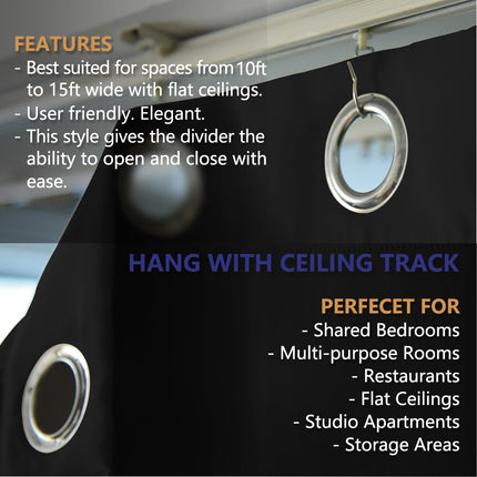 Cortina Separadora de Ambientes Opaca