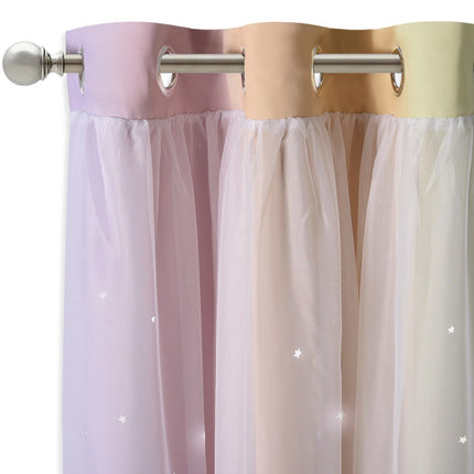 Visillo de exterior con pequeñas estrellas