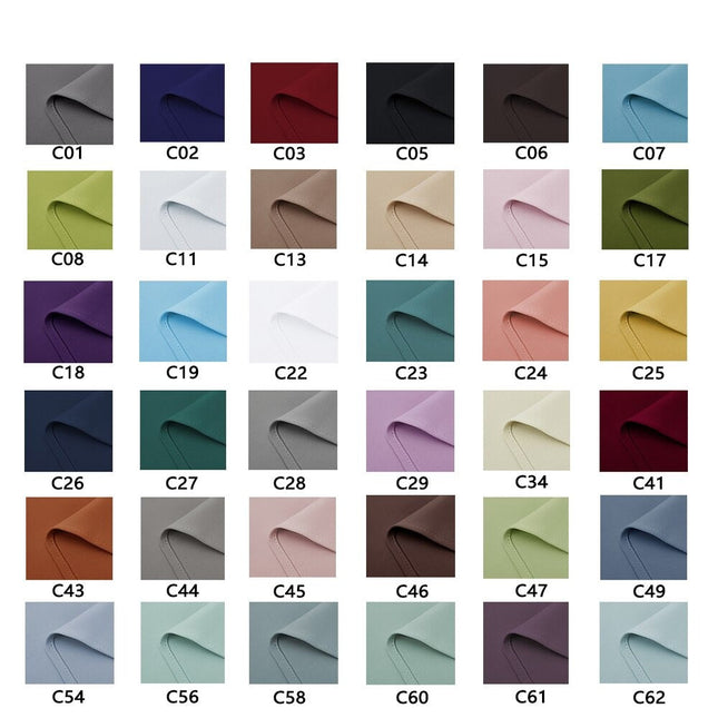 Cortina opaca aislante de luz